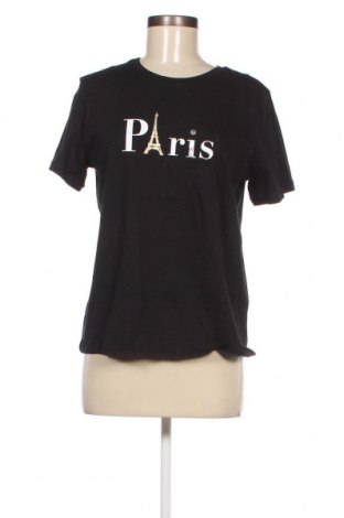 Γυναικείο t-shirt Pieces, Μέγεθος M, Χρώμα Μαύρο, Τιμή 13,92 €
