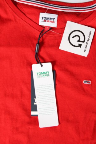 Damen T-Shirt Tommy Jeans, Größe L, Farbe Rot, Preis 35,05 €