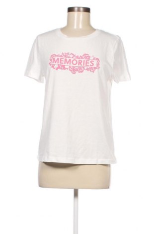 Γυναικείο t-shirt Vero Moda, Μέγεθος M, Χρώμα Λευκό, Τιμή 13,92 €