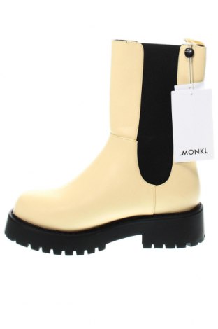 Botine de damă Monki, Mărime 38, Culoare Galben, Preț 174,77 Lei