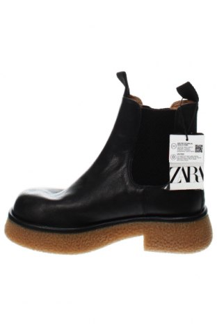 Дамски боти Zara, Размер 37, Цвят Черен, Цена 149,00 лв.