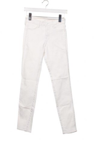 Дамски дънки H&M, Размер XS, Цвят Бял, Цена 29,00 лв.