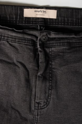 Dámske džínsy  Simply Be, Veľkosť 4XL, Farba Sivá, Cena  14,80 €