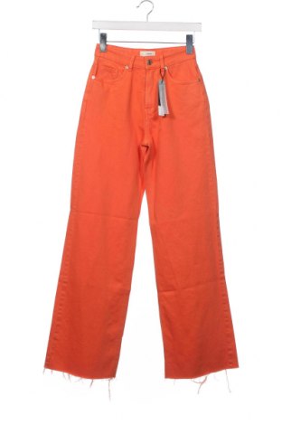 Дамски дънки Tally Weijl, Размер XXS, Цвят Оранжев, Цена 13,80 лв.