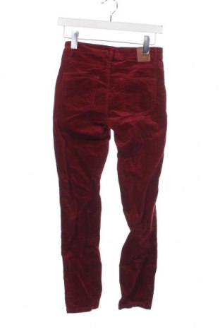 Pantaloni de velvet de femei, Mărime S, Culoare Roșu, Preț 19,08 Lei