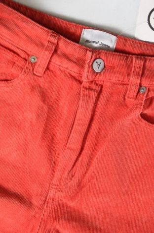 Pantaloni de velvet de femei Abrand Jeans, Mărime XS, Culoare Roz, Preț 20,03 Lei
