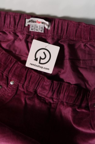 Pantaloni de velvet de femei Atlas For Women, Mărime XL, Culoare Mov, Preț 29,57 Lei