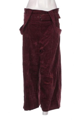 Pantaloni de velvet de femei Bershka, Mărime M, Culoare Mov, Preț 27,66 Lei