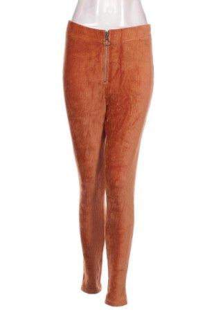 Pantaloni de velvet de femei Clockhouse, Mărime M, Culoare Maro, Preț 19,08 Lei