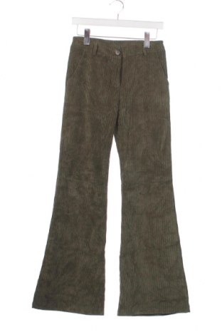 Pantaloni de velvet de femei Ella, Mărime S, Culoare Verde, Preț 19,08 Lei