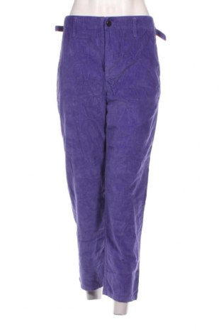 Pantaloni de velvet de femei Emme by Marella, Mărime M, Culoare Mov, Preț 91,71 Lei