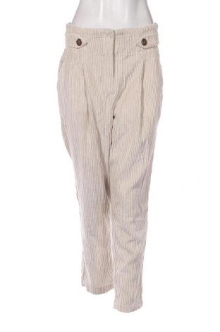Pantaloni de velvet de femei Etam, Mărime M, Culoare Bej, Preț 40,07 Lei