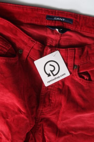 Pantaloni de velvet de femei Gant, Mărime M, Culoare Roșu, Preț 62,63 Lei