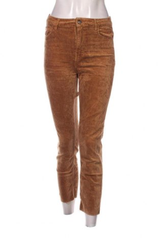 Pantaloni de velvet de femei H&M, Mărime S, Culoare Bej, Preț 20,99 Lei