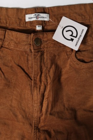 Γυναικείο κοτλέ παντελόνι Hampton Republic, Μέγεθος XL, Χρώμα Καφέ, Τιμή 5,20 €