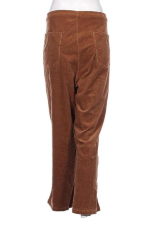 Γυναικείο κοτλέ παντελόνι Helena Vera, Μέγεθος 3XL, Χρώμα Καφέ, Τιμή 5,38 €