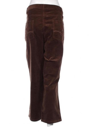 Γυναικείο κοτλέ παντελόνι Helena Vera, Μέγεθος 3XL, Χρώμα Καφέ, Τιμή 17,94 €