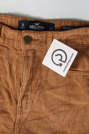 Дамски джинси Hollister, Размер XS, Цвят Бежов, Цена 6,96 лв.