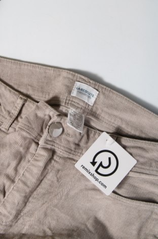 Pantaloni de velvet de femei La Redoute, Mărime S, Culoare Gri, Preț 20,03 Lei