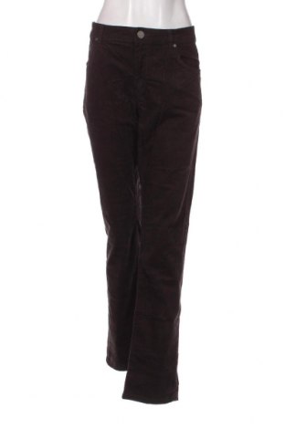Pantaloni de velvet de femei Lindex, Mărime XL, Culoare Maro, Preț 21,94 Lei