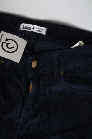 Pantaloni de velvet de femei Lois, Mărime M, Culoare Albastru, Preț 33,85 Lei