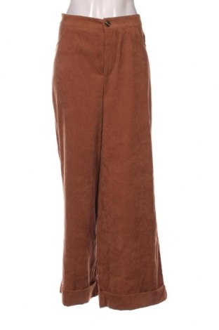 Pantaloni de velvet de femei Mantaray, Mărime XL, Culoare Maro, Preț 57,24 Lei