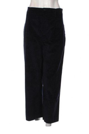 Γυναικείο κοτλέ παντελόνι Max&Co., Μέγεθος L, Χρώμα Μπλέ, Τιμή 31,66 €
