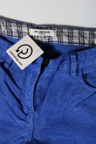 Γυναικείο κοτλέ παντελόνι Mc Gregor, Μέγεθος S, Χρώμα Μπλέ, Τιμή 5,76 €