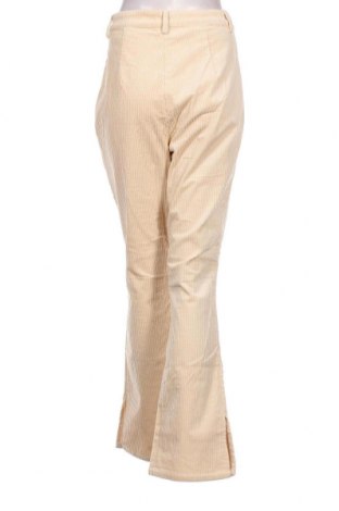 Pantaloni de velvet de femei Nly Trend, Mărime L, Culoare Bej, Preț 36,32 Lei