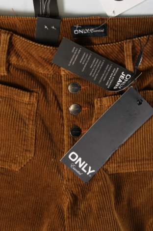 Дамски джинси ONLY, Размер XS, Цвят Кафяв, Цена 9,72 лв.