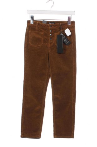 Pantaloni de velvet de femei ONLY, Mărime XS, Culoare Maro, Preț 24,80 Lei