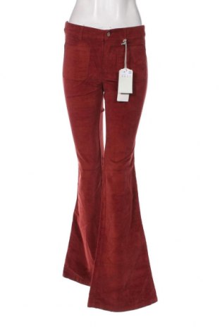 Дамски джинси Pull&Bear, Размер M, Цвят Червен, Цена 19,32 лв.