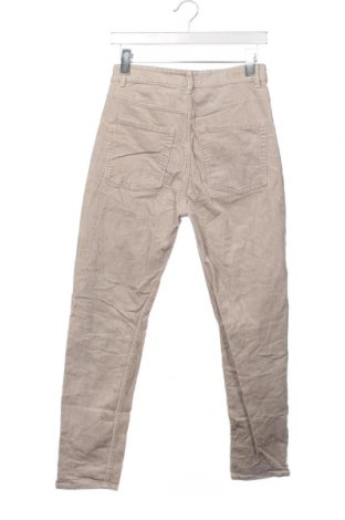 Pantaloni de velvet de femei Pull&Bear, Mărime M, Culoare Bej, Preț 18,12 Lei