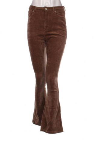 Pantaloni de velvet de femei SHEIN, Mărime S, Culoare Maro, Preț 20,03 Lei