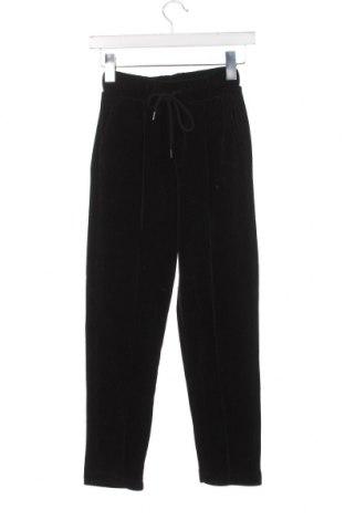 Pantaloni de velvet de femei Sinsay, Mărime XXS, Culoare Negru, Preț 27,37 Lei