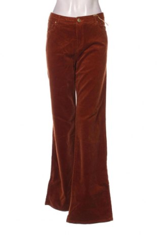 Pantaloni de velvet de femei Springfield, Mărime XL, Culoare Maro, Preț 60,39 Lei