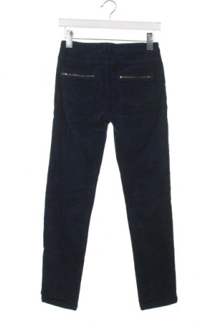 Pantaloni de velvet de femei Un Deux Trois, Mărime XS, Culoare Albastru, Preț 22,57 Lei