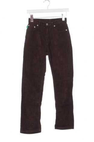 Pantaloni de velvet de femei United Colors Of Benetton, Mărime XS, Culoare Maro, Preț 21,94 Lei