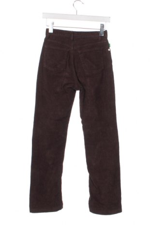 Pantaloni de velvet de femei United Colors Of Benetton, Mărime XS, Culoare Maro, Preț 95,39 Lei