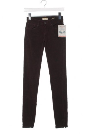Pantaloni de velvet de femei Xdye, Mărime XS, Culoare Maro, Preț 10,56 Lei