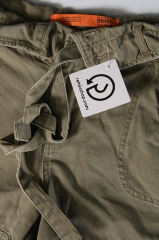 Дамски къс панталон Object, Размер M, Цвят Зелен, Цена 7,92 лв.