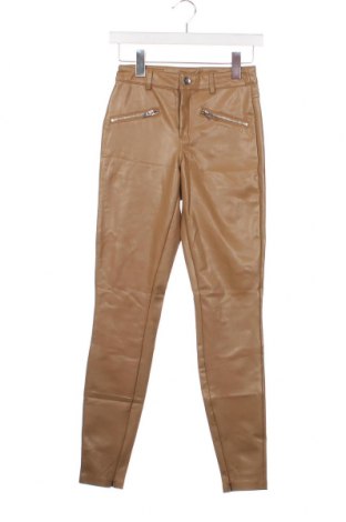 Dámské kožené kalhoty , Velikost XS, Barva Béžová, Cena  106,00 Kč