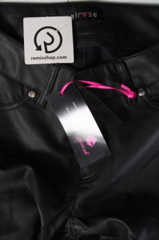 Γυναικείο παντελόνι δερμάτινο Melrose, Μέγεθος XXS, Χρώμα Μαύρο, Τιμή 9,01 €