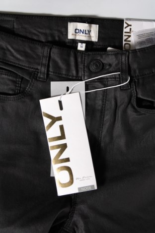 Дамски кожен панталон ONLY, Размер M, Цвят Черен, Цена 18,36 лв.