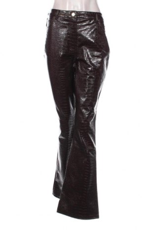 Pantaloni de piele pentru damă River Island, Mărime M, Culoare Maro, Preț 62,96 Lei