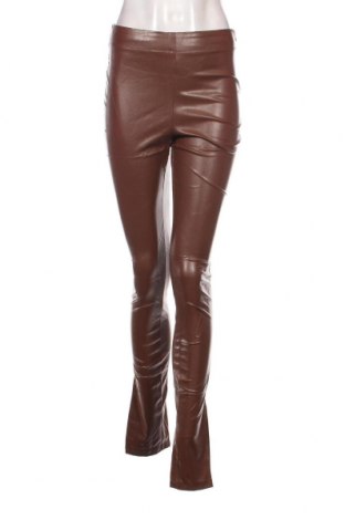 Pantaloni de piele pentru damă SBetro, Mărime S, Culoare Maro, Preț 16,22 Lei