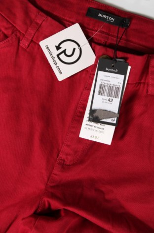 Dámské kalhoty  Burton of London, Velikost L, Barva Červená, Cena  643,00 Kč