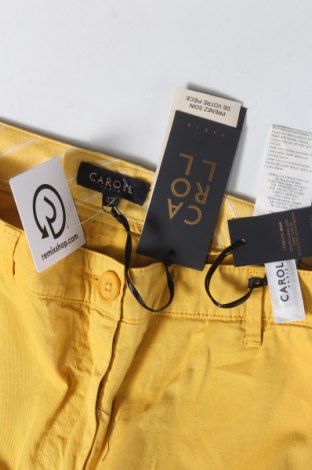 Γυναικείο παντελόνι Caroll, Μέγεθος L, Χρώμα Κίτρινο, Τιμή 33,87 €