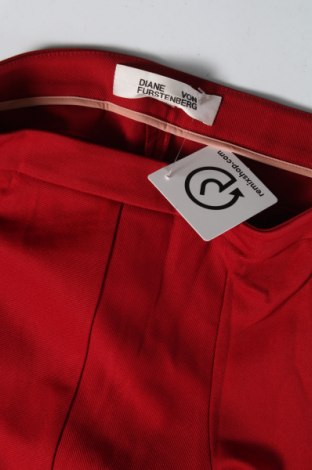 Dámske nohavice Diane Von Furstenberg, Veľkosť XS, Farba Červená, Cena  37,14 €