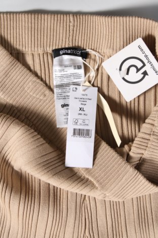Γυναικείο παντελόνι Gina Tricot, Μέγεθος XL, Χρώμα  Μπέζ, Τιμή 6,96 €